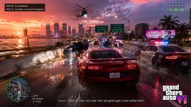 开放世界动作游戏 HUD 截图 preview image 1