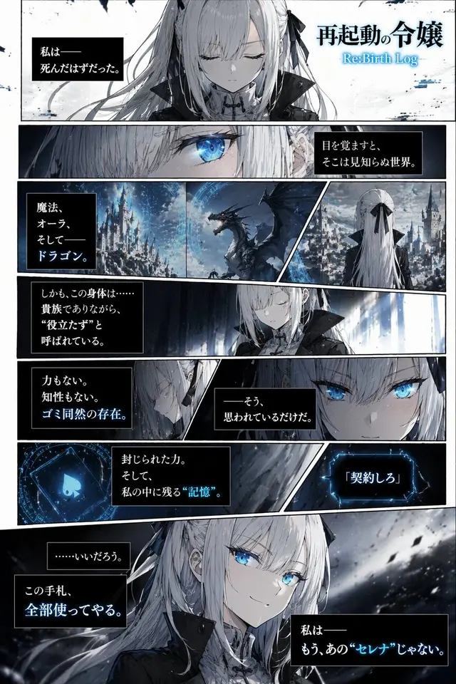 黑暗幻想漫画页面生成器 preview image 1