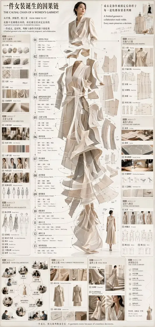 高级服装流程信息图 preview image 1