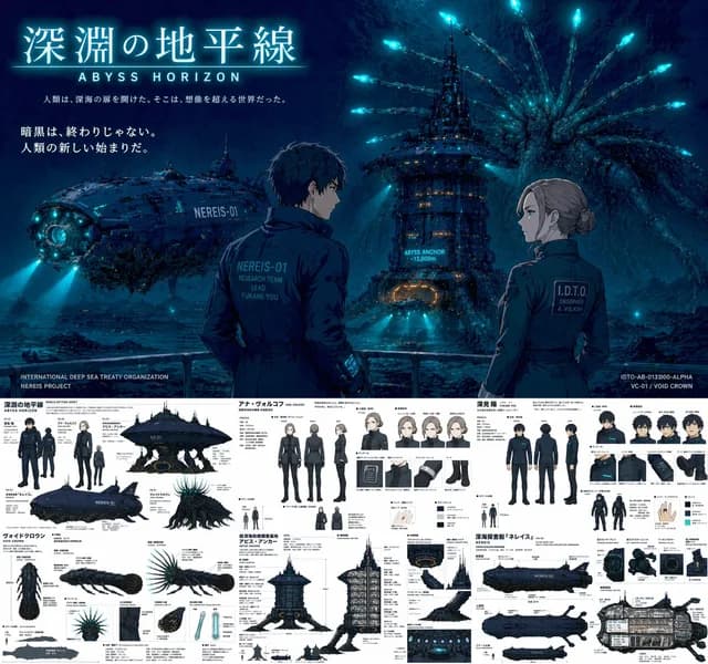 科幻深海概念艺术与参考图 preview image 1