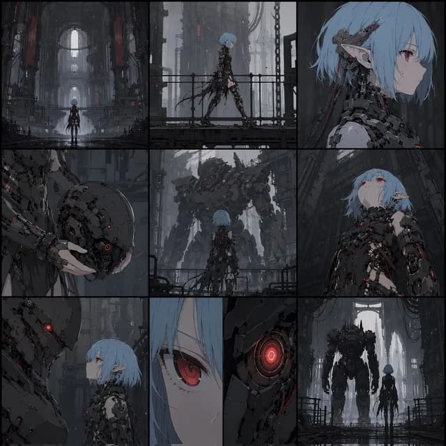 赛博朋克安卓精灵故事板 preview image 1