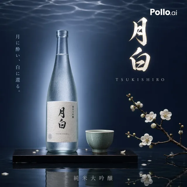 高端日本清酒海报 preview image 1