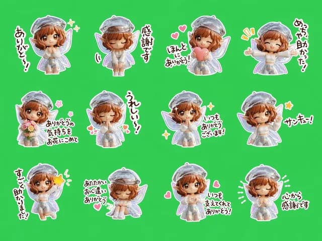 赤壁仙子感谢贴纸 preview image 1