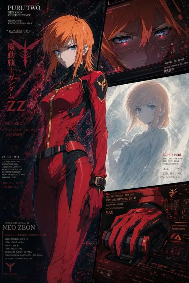动漫机甲飞行员海报 preview image 1
