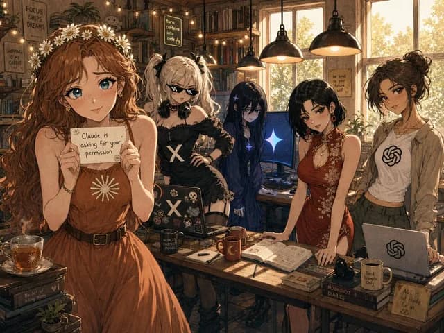 舒适的AI特工工作室合影 preview image 1