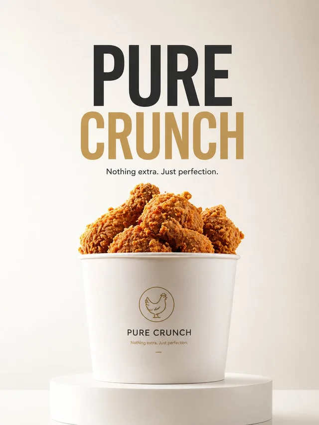 极简产品广告：PURE CRUNCH preview image 1