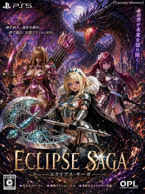 黑暗幻想 PS5 RPG 封面艺术 preview image 1