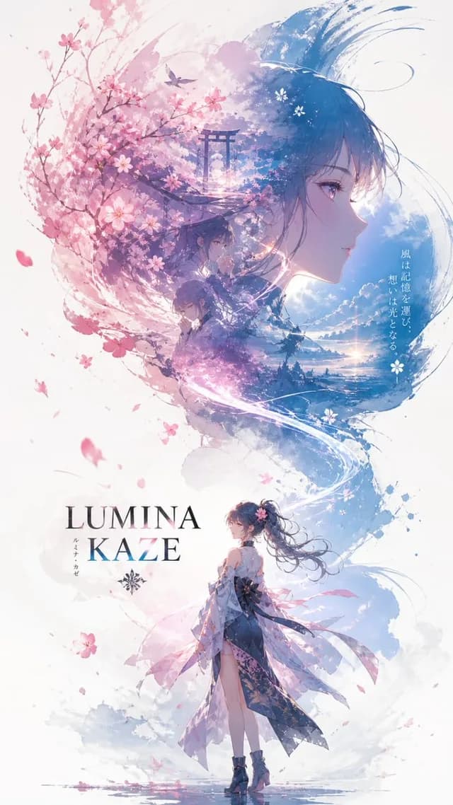 动漫双重曝光海报 preview image 1