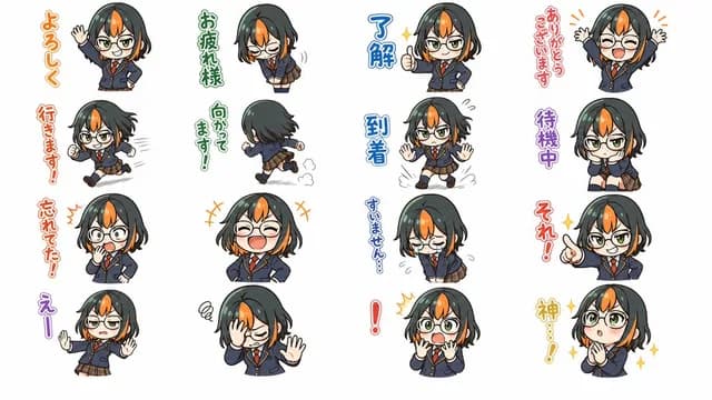 赤壁日本女学生贴纸 preview image 1