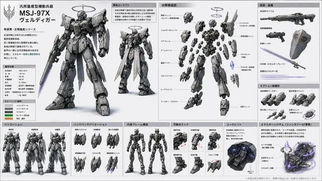 日本奇幻科幻机甲设计表 preview image 1