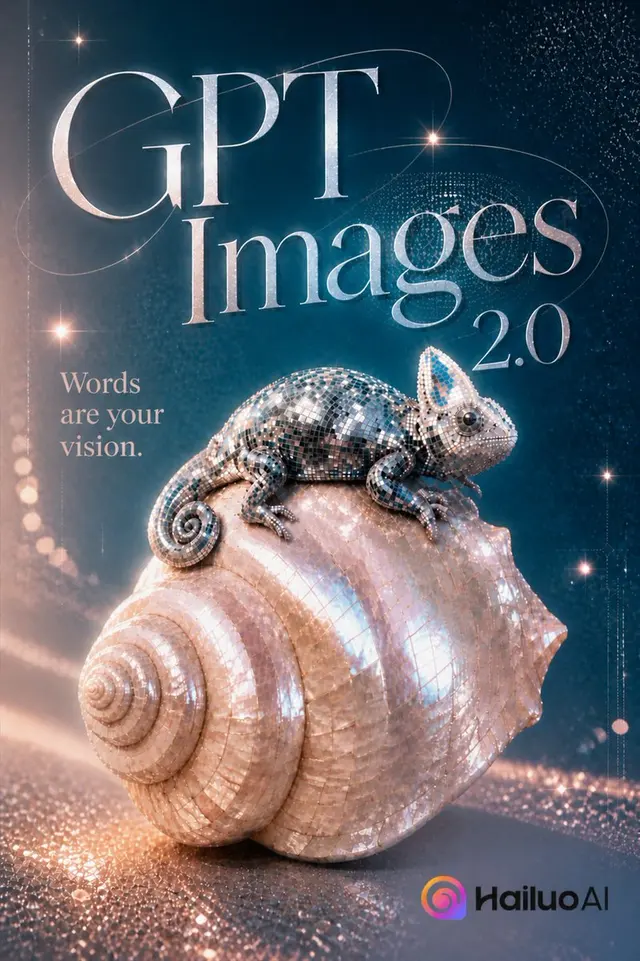 GPT Images 2.0 Chameleon Poster preview image 1