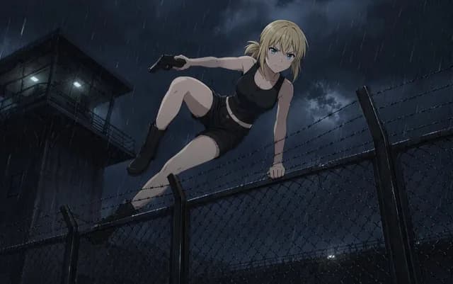 雨天动漫栅栏逃脱 preview image 1