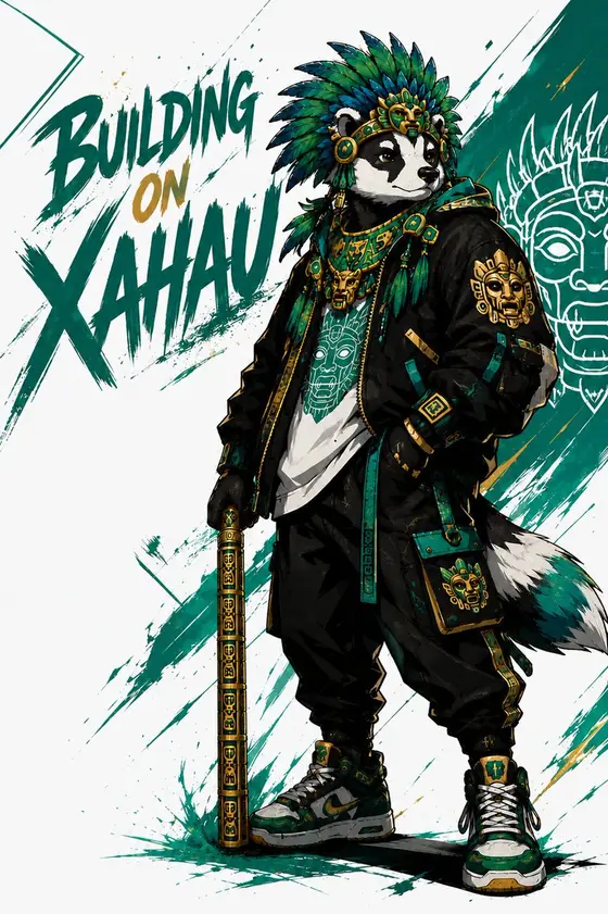 Xahau Panda Streetwear Poster preview image 1