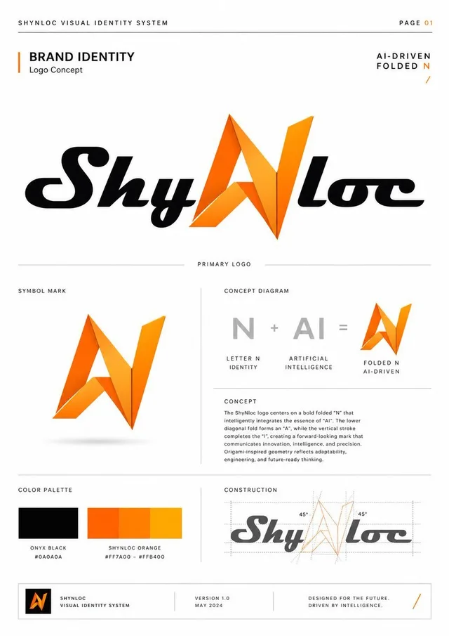 Shynloc Brand Identity Sheet preview image 1