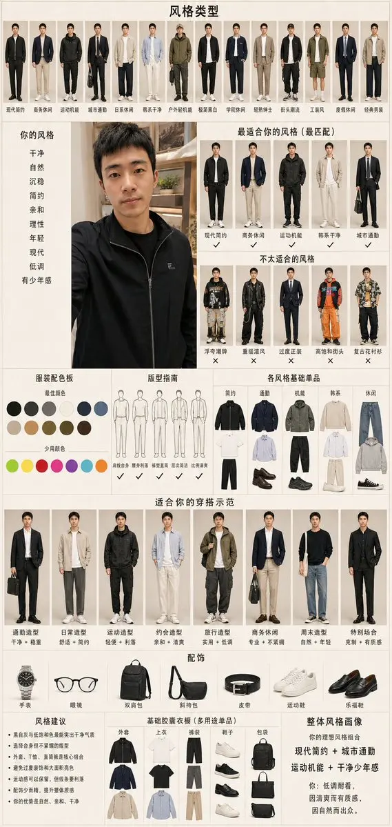 男士时尚风格诊断报告 preview image 1
