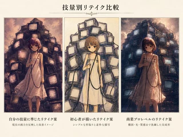 三级插画重绘对比 preview image 1