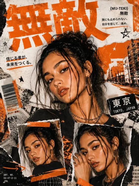 Y2K 东京杂志拼贴 preview image 1