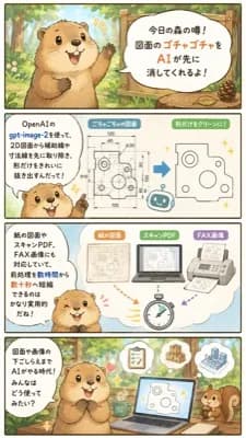 可爱的 CAD 清理讲解漫画 preview image 1