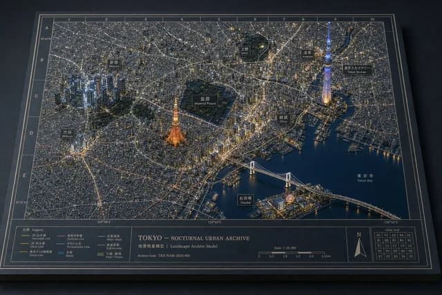 东京夜间城市档案馆 preview image 1