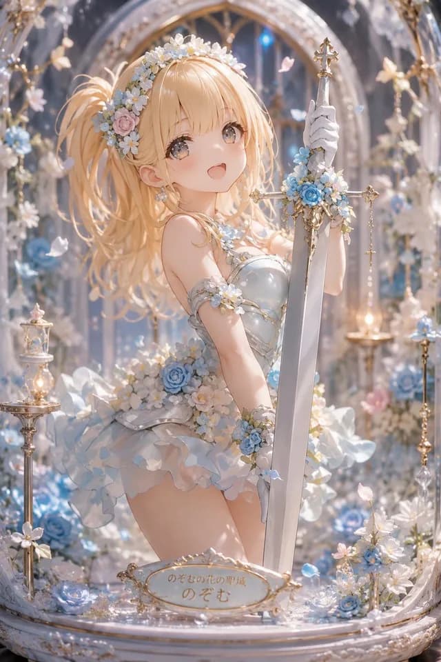 花卉水圆顶动漫骑士 preview image 1