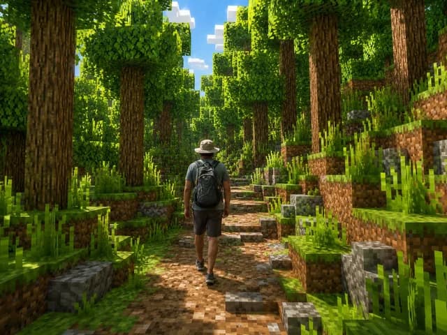 Minecraft 森林中的真正徒步旅行者 preview image 1