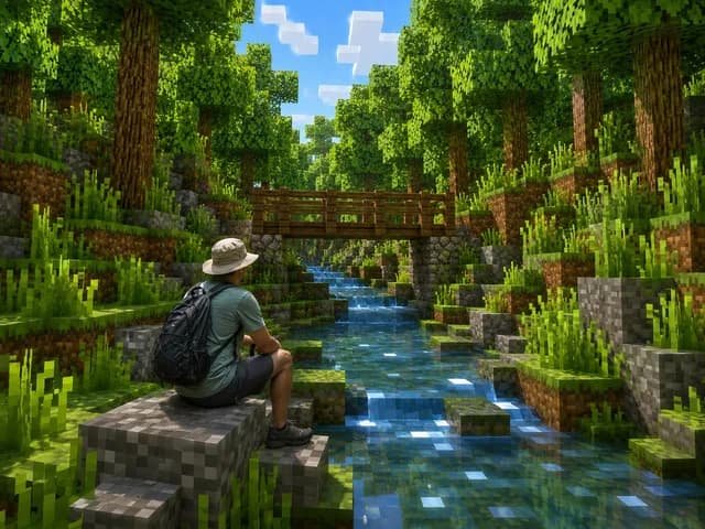 Minecraft 森林中的真正徒步旅行者 preview image 1