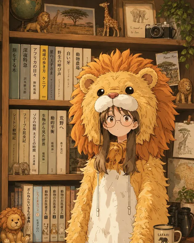 动漫狮子服装野生动物园研究 preview image 1