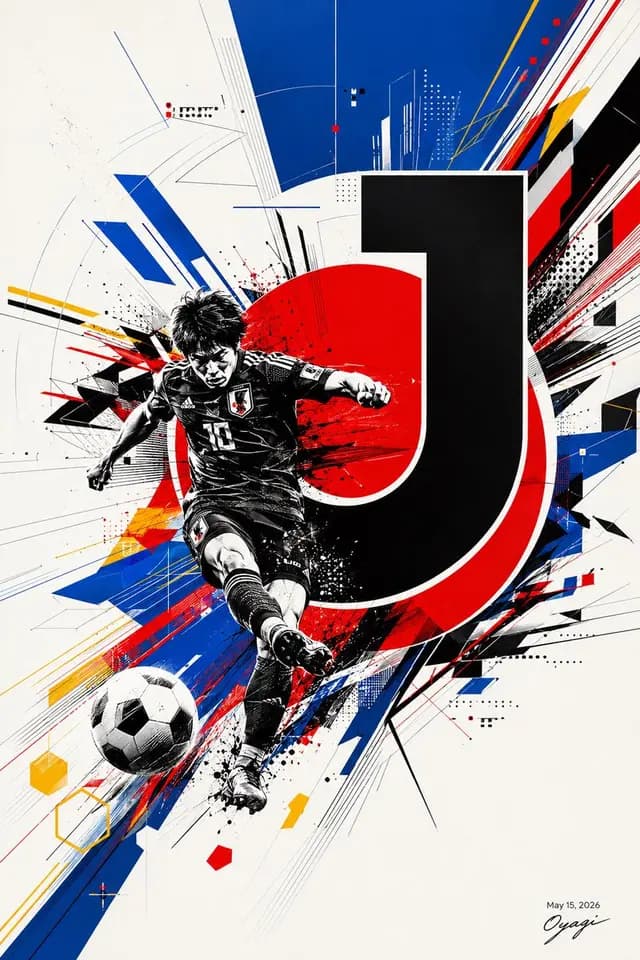 动态J.League足球海报 preview image 1