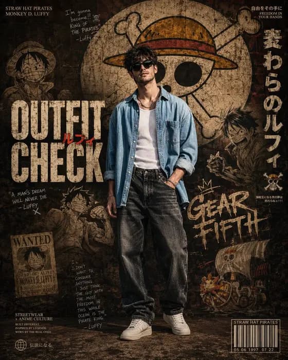 动漫街头服饰海报设计 preview image 1