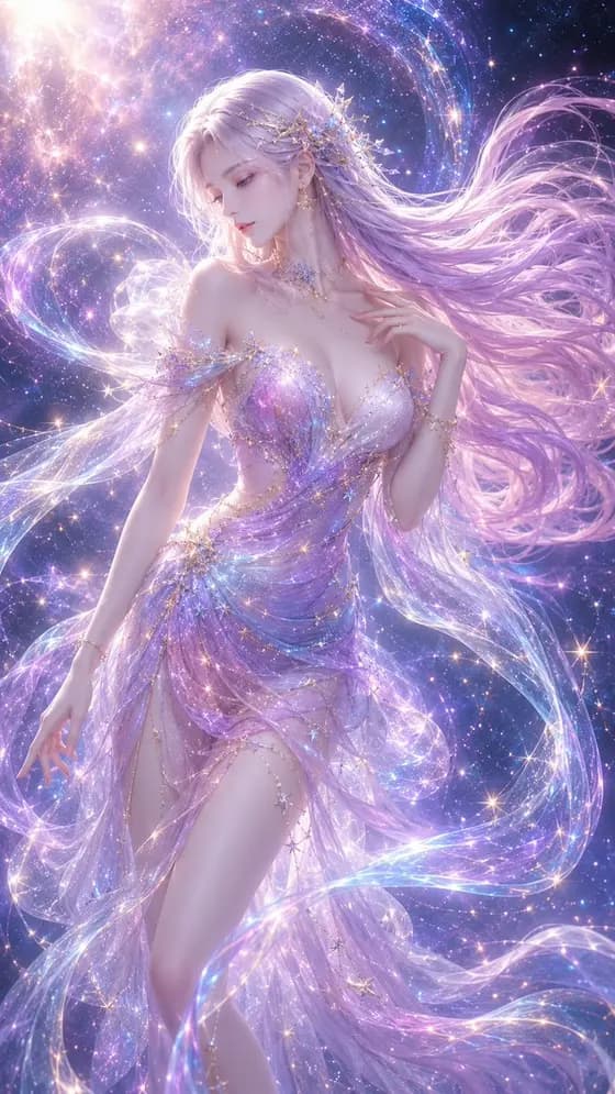 3D CG 空灵星空仙子 preview image 1