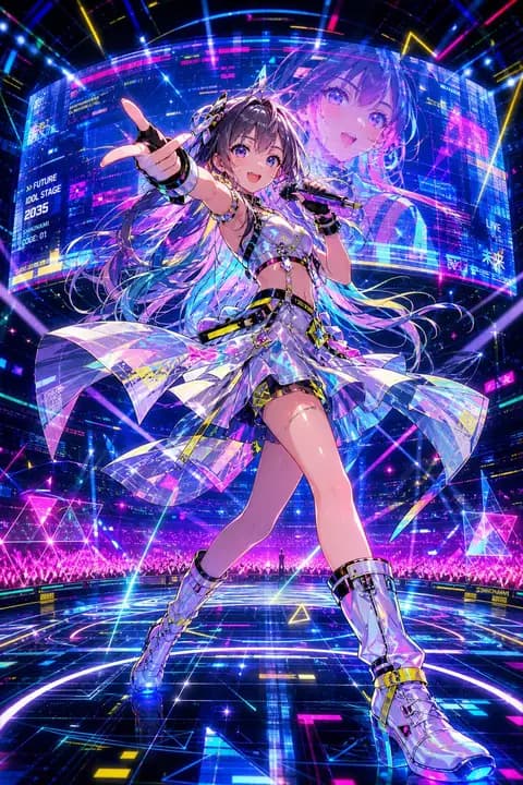 赛博朋克未来偶像演唱会 preview image 1