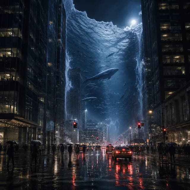 雨城的超现实海墙 preview image 1