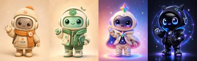 Cute AI Mascot Lineup preview image 1