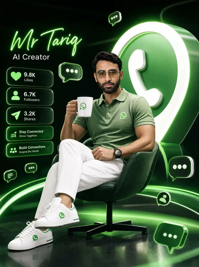 Neon WhatsApp AI Creator 海报 preview image 1
