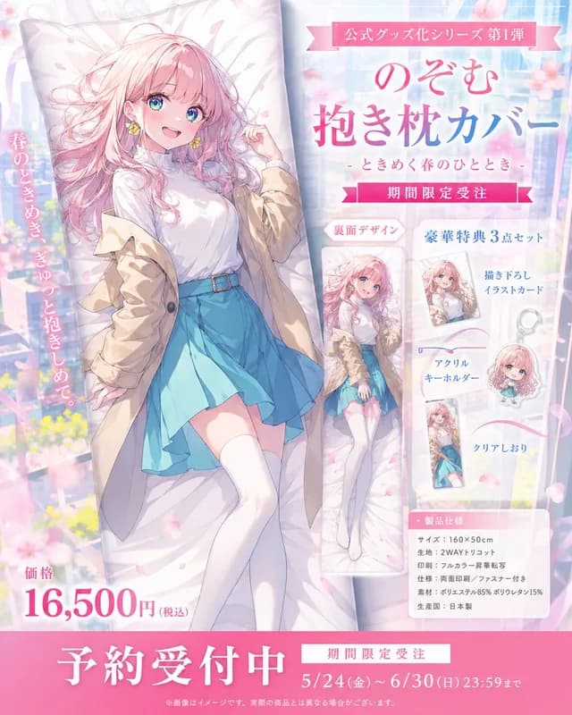 动漫抱枕预购海报 preview image 1