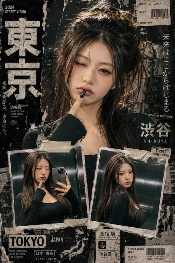 Y2K 日本街头社论拼贴 preview image 1