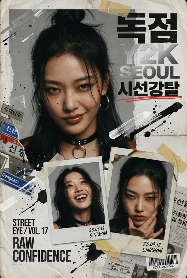 Y2K韩国街头编辑拼贴 preview image 1