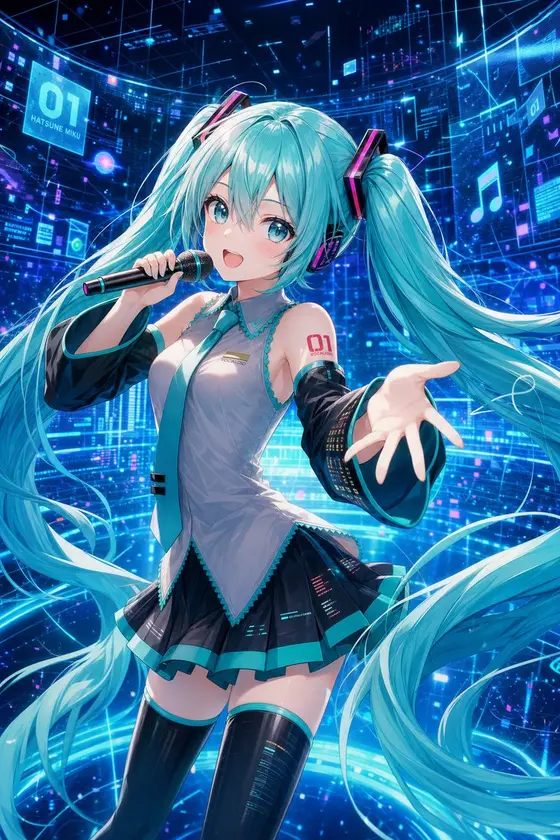 Cyber Vocaloid 演唱会偶像 preview image 1