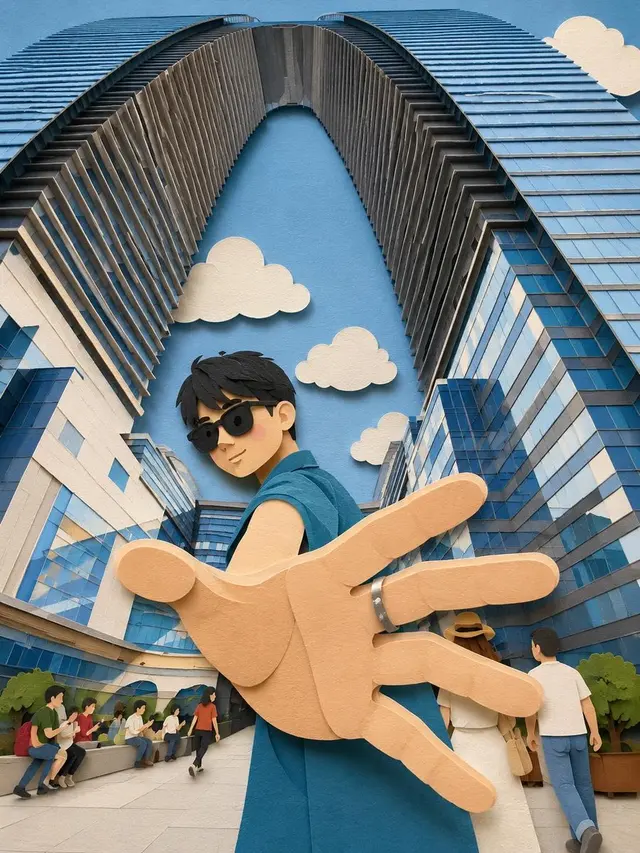 异想天开的剪纸旅行插画 preview image 1