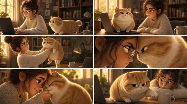 皮克斯猫桌故事板 preview image 1