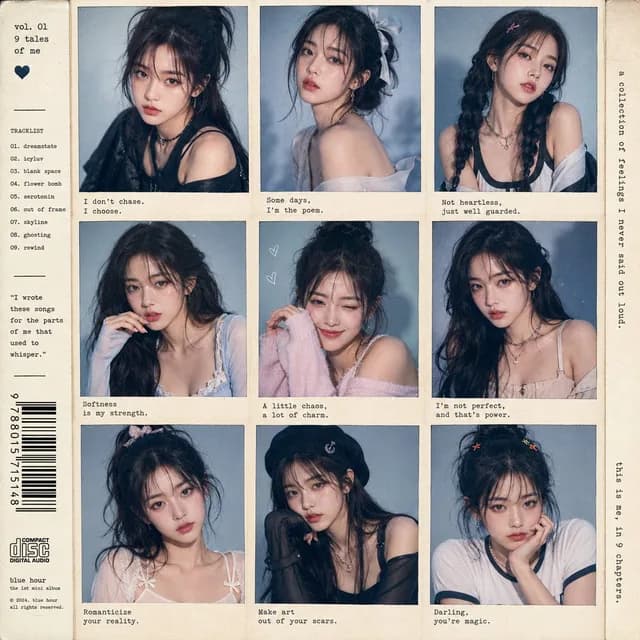 韩国流行偶像宝丽来拼贴 preview image 1