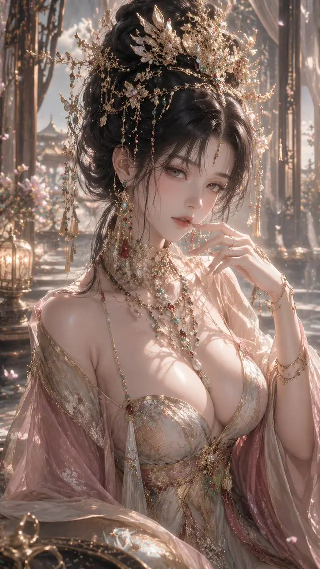 3D CG东方幻想女神肖像 preview image 1