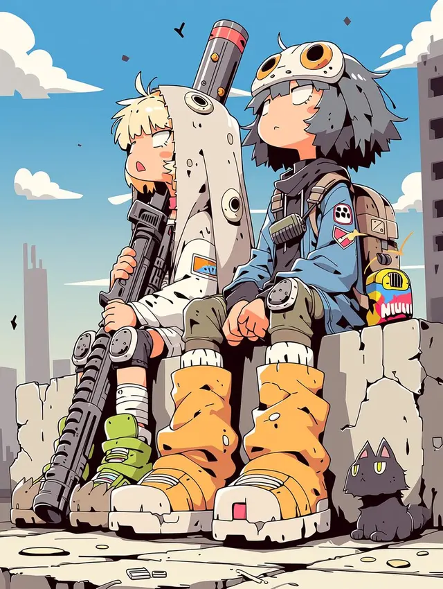 动漫后世界末日清道夫孩子 preview image 1