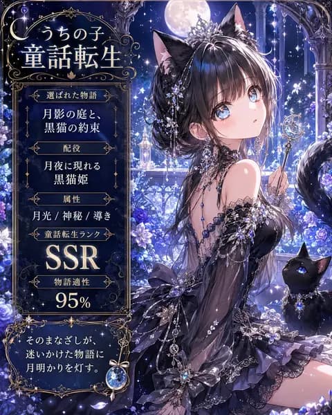 月光猫公主童话卡 preview image 1