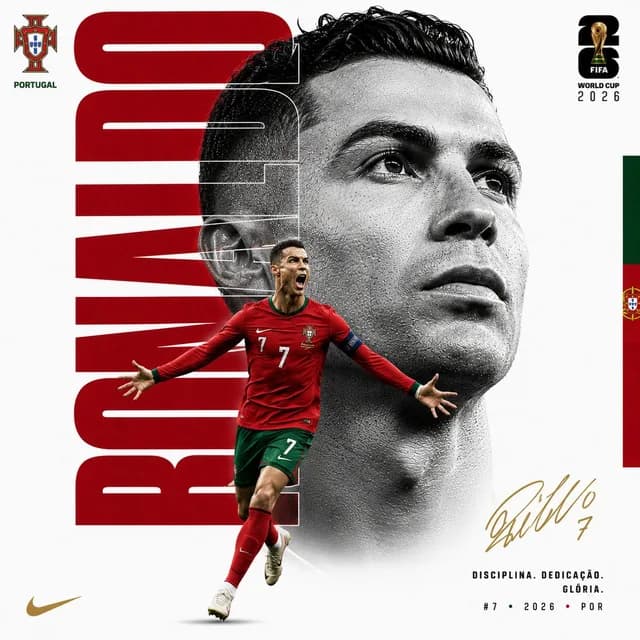 可定制的豪华 FIFA 社论海报 preview image 1