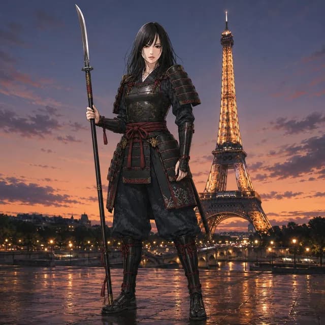 武士Cosplay地标肖像生成器 preview image 1