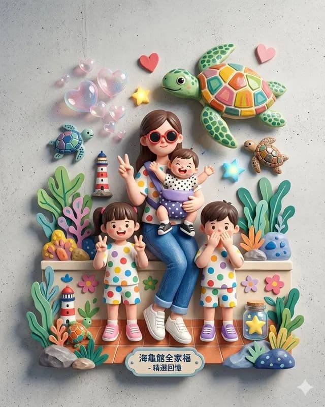 剪纸分层插画风格 preview image 1
