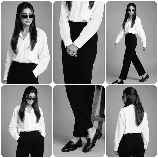 Premium Monochrome Fashion Editorial Collage preview image 1