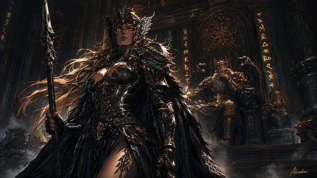 Norse Raven Valkyrie 壁纸 - 1 preview image 1
