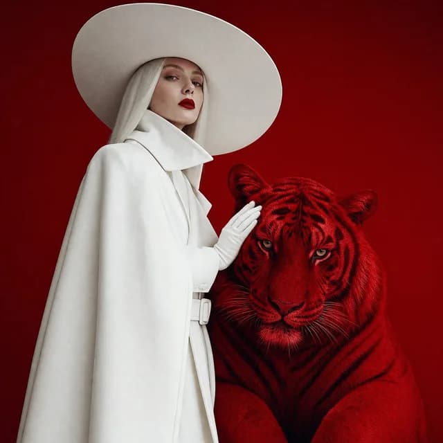 Crimson Tiger Fashion Editorial - 1 preview image 1